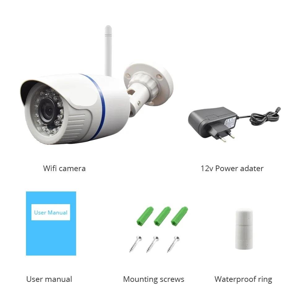 4MP 1080P IP Camera Outdoor WiFi Home Security Camera Wireless Surveillance Wi Fi Bullet Waterproof IP Video HD Camara CamHi Cam
