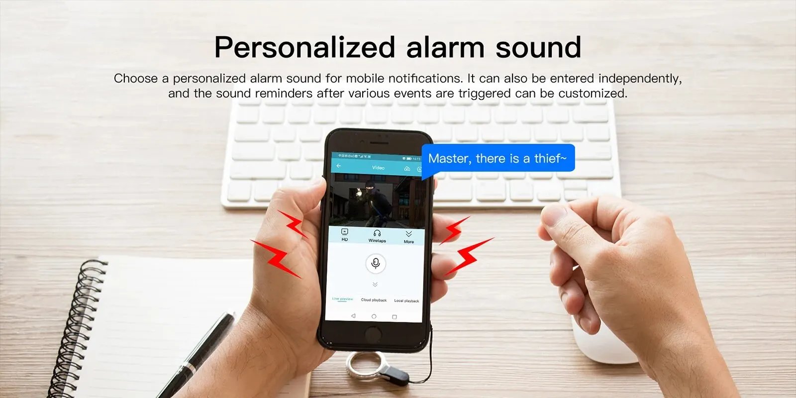 DBIT Wifi Survalance Camera 3MP Security Protection Outdoor IP Camera Smart Home Night Vision Video Recorder Battery Powered