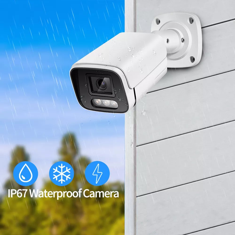 New 4K 8MP IP Camera Audio Outdoor POE H.265 Onvif Metal Bullet CCTV Home 4MP Color Night Vision Security Camera New 4K 8MP IP Camera Audio Outdoor POE H.265 Onvif Metal Bullet CCTV Home 4MP Color Night Vision Security Camera
