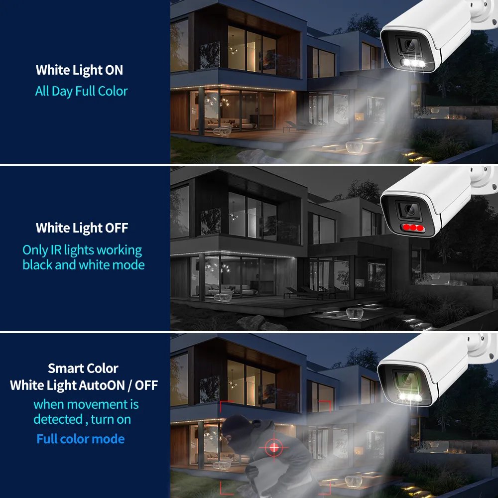 New 4K 8MP IP Camera Audio Outdoor POE H.265 Onvif Metal Bullet CCTV Home 4MP Color Night Vision Security Camera New 4K 8MP IP Camera Audio Outdoor POE H.265 Onvif Metal Bullet CCTV Home 4MP Color Night Vision Security Camera