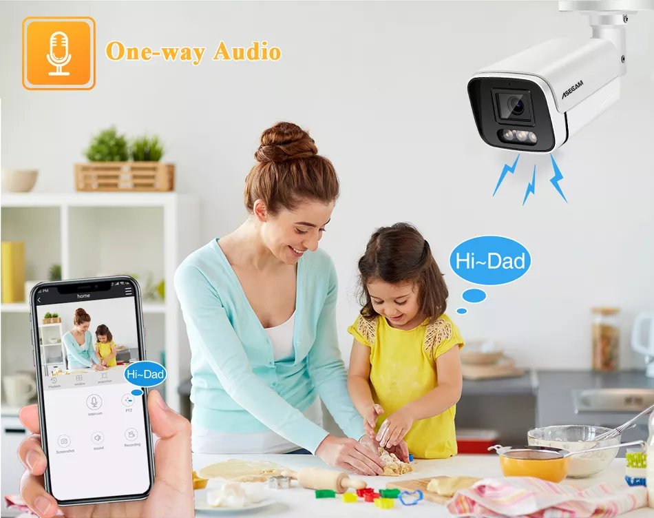 New 4K 8MP IP Camera Audio Outdoor POE H.265 Onvif Metal Bullet CCTV Home 4MP Color Night Vision Security Camera New 4K 8MP IP Camera Audio Outdoor POE H.265 Onvif Metal Bullet CCTV Home 4MP Color Night Vision Security Camera
