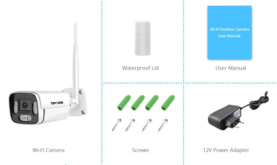 8MP 4K IP Camera Wifi Outdoor Surveillance Home Securtiy Protection CCTV Wi Fi Camara 5MP Video Wi-Fi Waterproof CamHi IP Cam