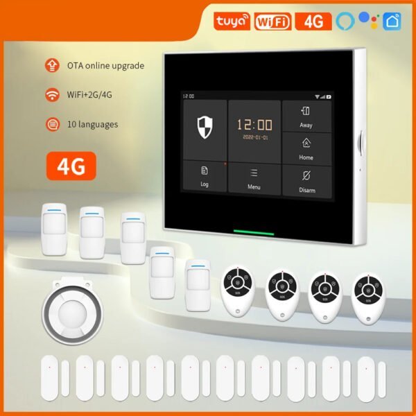 Wireless Wifi 4G Smart Home Security Alarm System