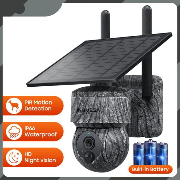 WIFI Wireless PTZ Solar CCTV