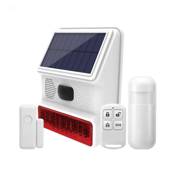Wireless Outdoor Solar Siren Powered Strobe