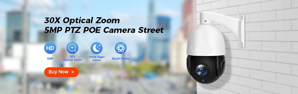 CCTV IP Security Surveillance Camera - POE H.265 Outdoor Waterproof IP66 5MP 4MP Audio