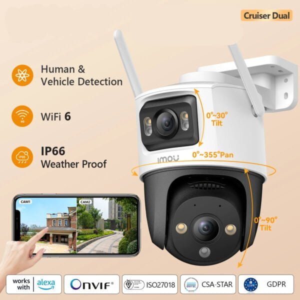 PTZ Home Security IP Camera