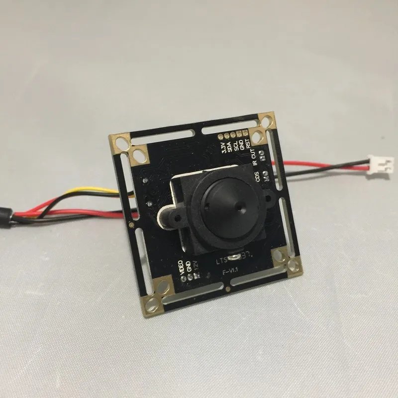 Hidden Spy HD Color 1/4CMOS 1200TVL 960H Finished Monitor Analog chip module cvbs complete pointed lens ircut A full set DIY CAM