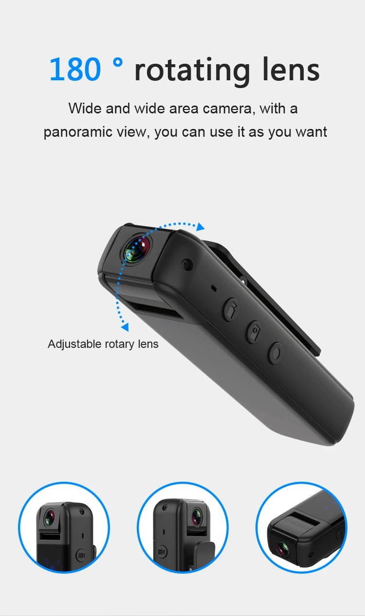 Hidden outdoor police law enforcement recorder HD 1080P night vision mini DV camera with wifi hotspot invisible motion camera