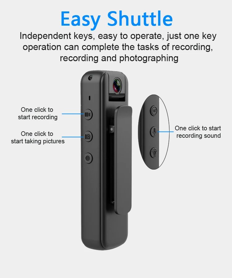 Hidden outdoor police law enforcement recorder HD 1080P night vision mini DV camera with wifi hotspot invisible motion camera