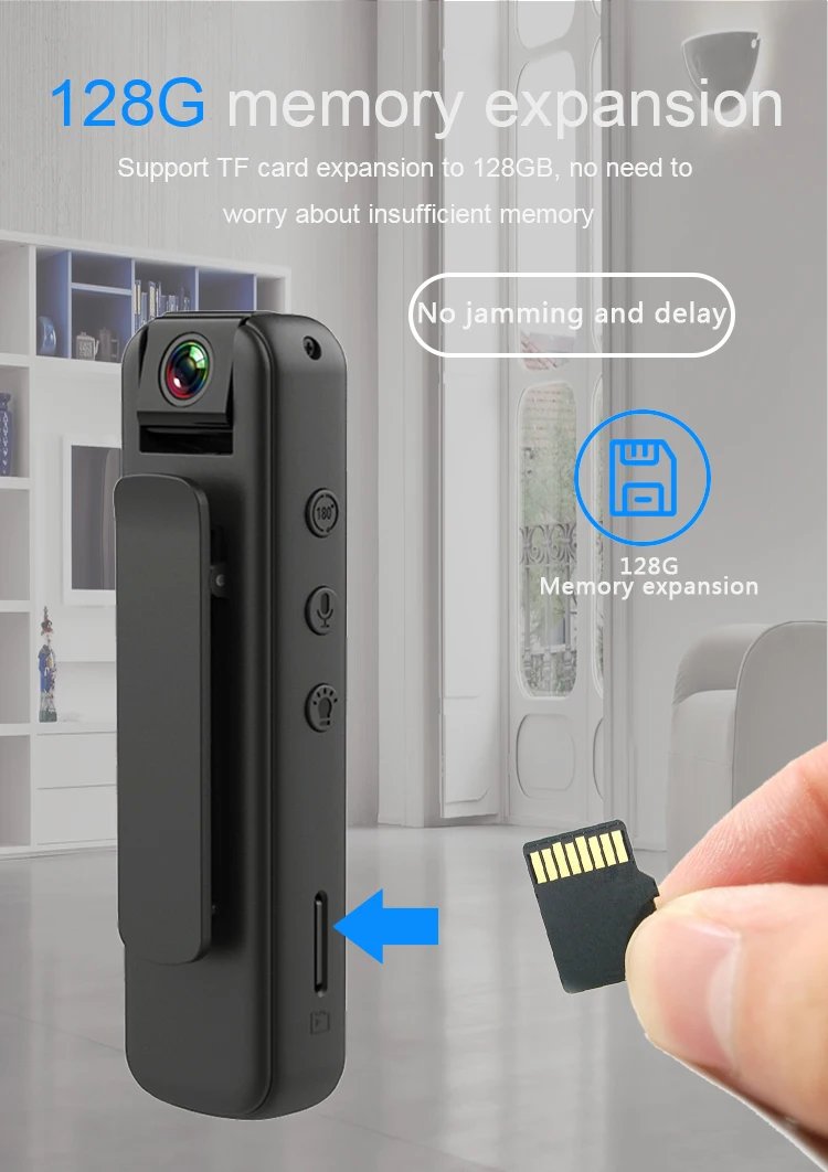 Hidden outdoor police law enforcement recorder HD 1080P night vision mini DV camera with wifi hotspot invisible motion camera