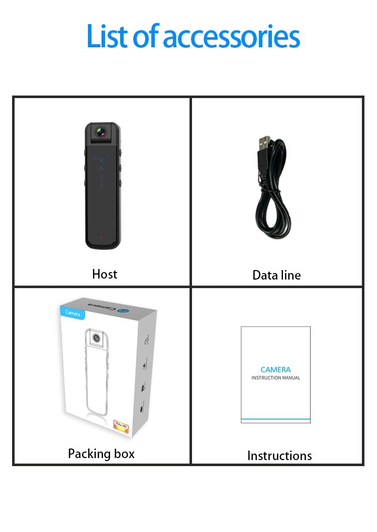 Hidden outdoor police law enforcement recorder HD 1080P night vision mini DV camera with wifi hotspot invisible motion camera