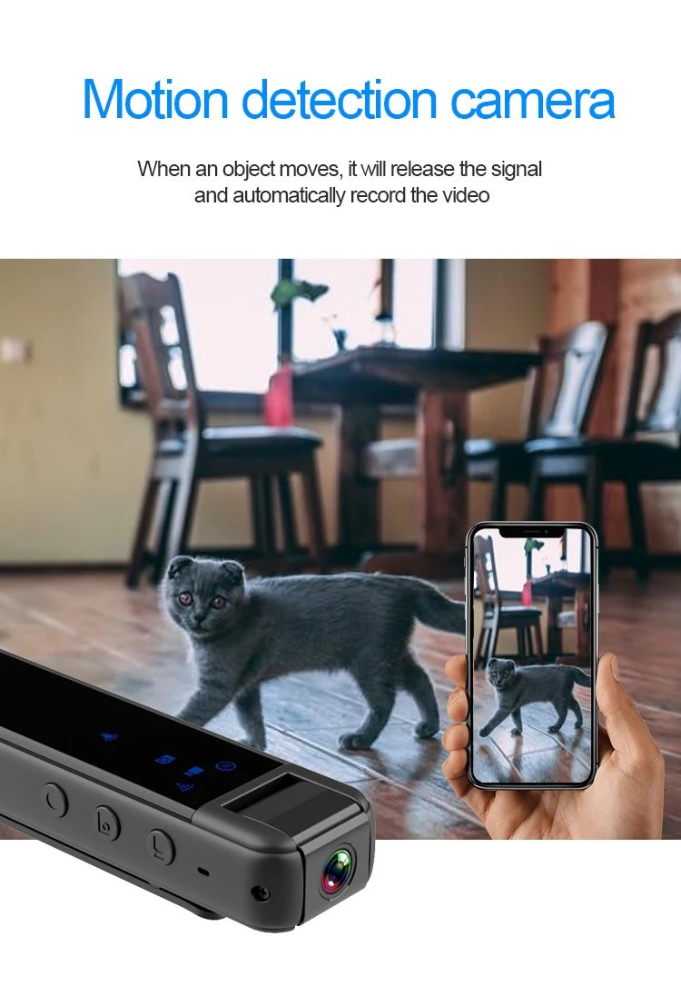 Hidden outdoor police law enforcement recorder HD 1080P night vision mini DV camera with wifi hotspot invisible motion camera