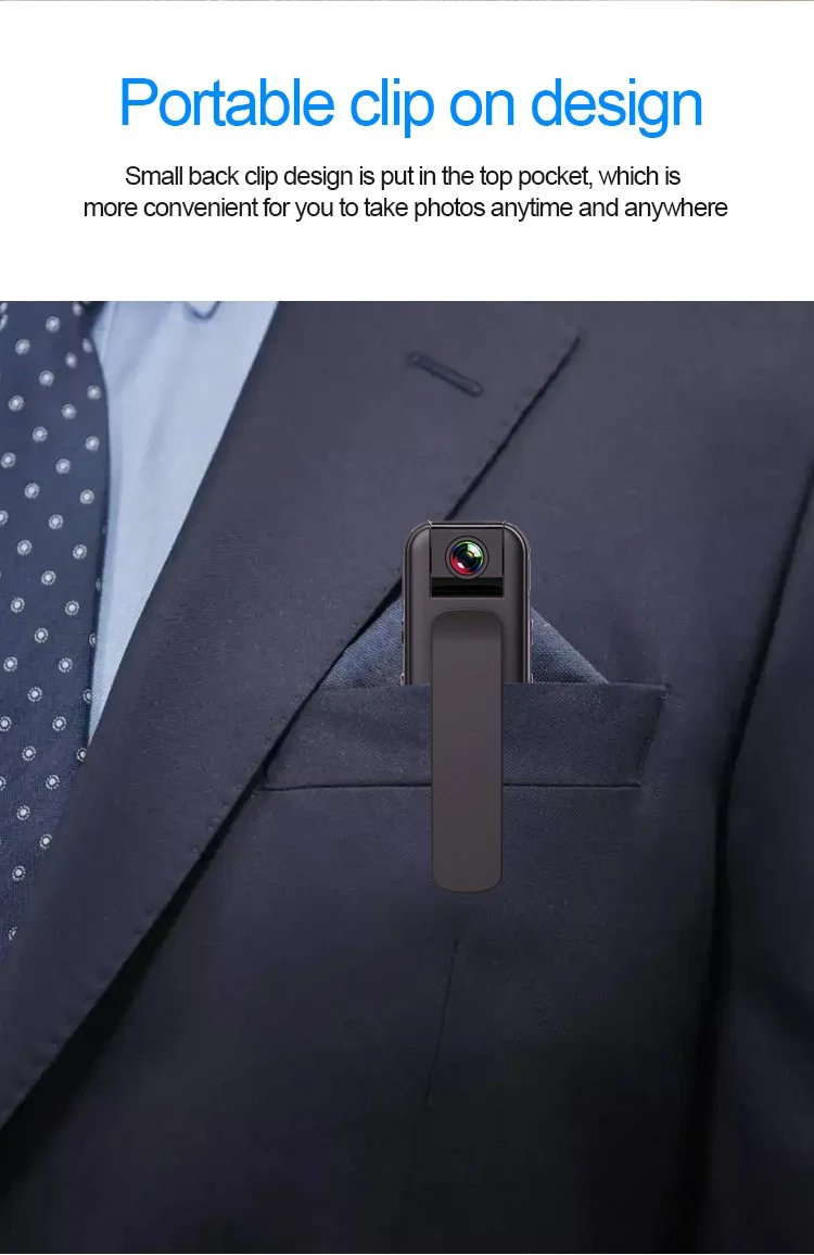 Hidden outdoor police law enforcement recorder HD 1080P night vision mini DV camera with wifi hotspot invisible motion camera