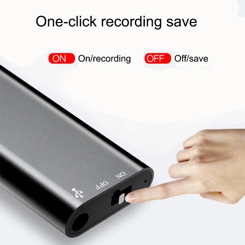 32GB Mini Activated Voice Recorder Espia Digtal Sound Record Voice-controlled 4-64G Dictaphone MP3 Player