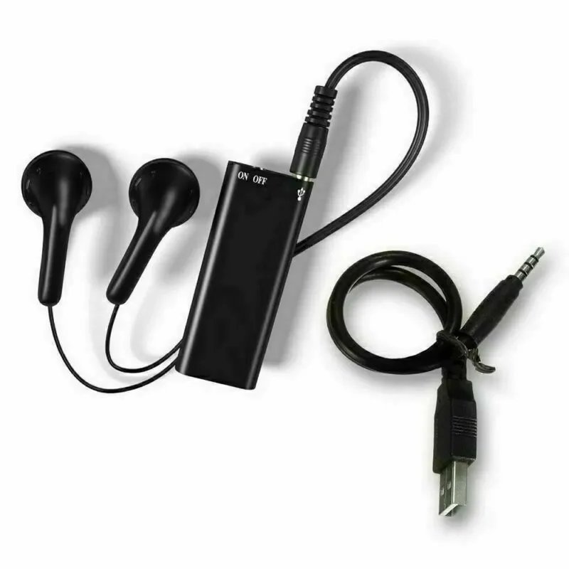 4-32G Tiny Mini Voice Recorder Magnetic USB Flash Drive Pocket Professional Dictaphone Digital Sound Activated Record Mp3 Player