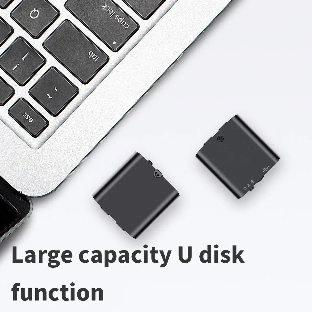 4-32G Tiny Mini Voice Recorder Magnetic USB Flash Drive Pocket Professional Dictaphone Digital Sound Activated Record Mp3 Player
