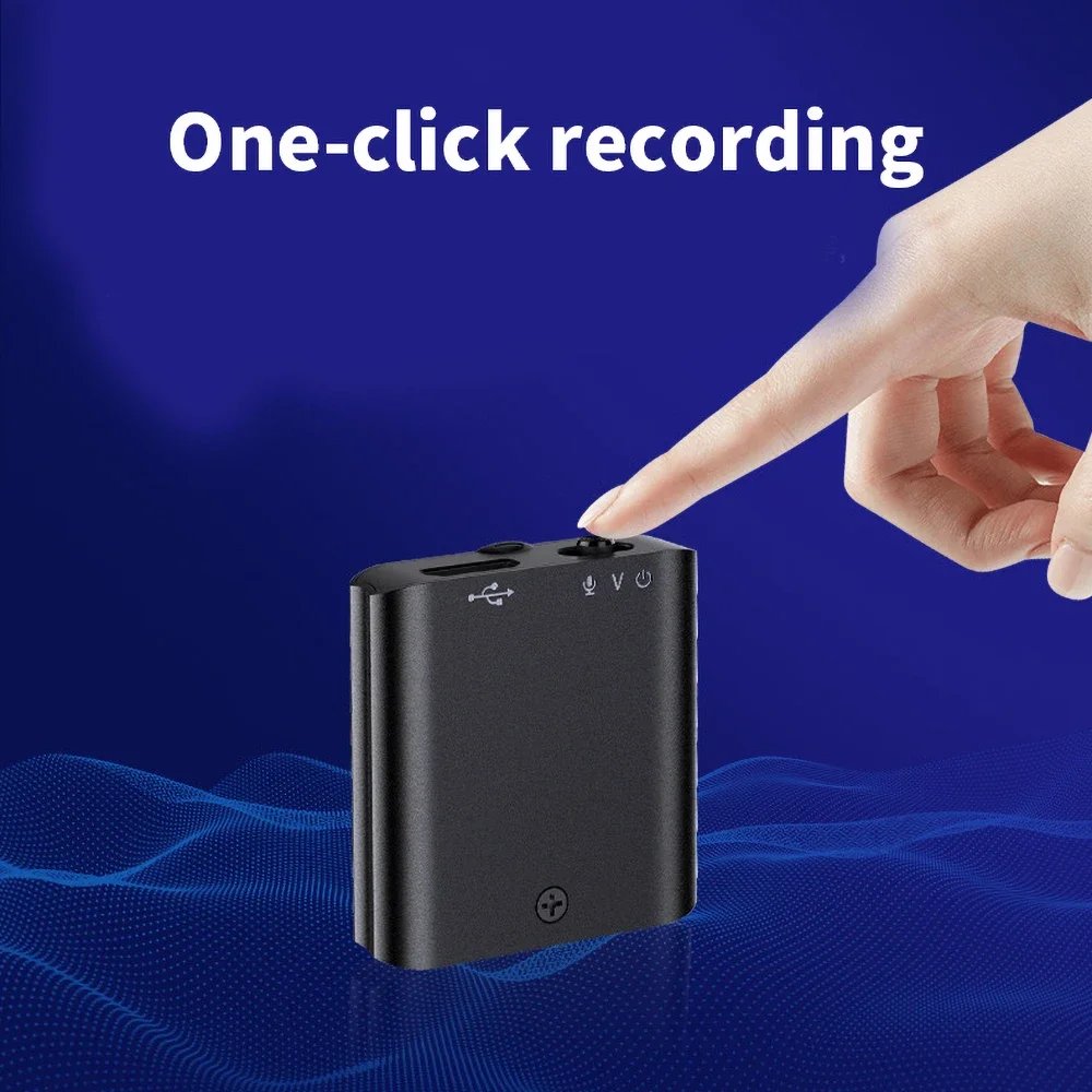 4-32G Tiny Mini Voice Recorder Magnetic USB Flash Drive Pocket Professional Dictaphone Digital Sound Activated Record Mp3 Player
