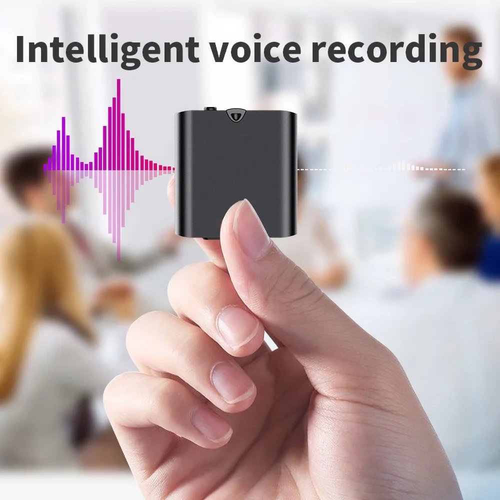 4-32G Tiny Mini Voice Recorder Magnetic USB Flash Drive Pocket Professional Dictaphone Digital Sound Activated Record Mp3 Player