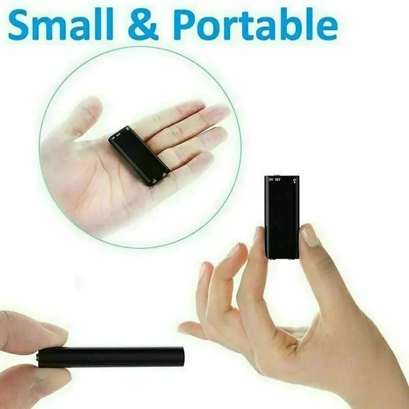 4-32G Tiny Mini Voice Recorder Magnetic USB Flash Drive Pocket Professional Dictaphone Digital Sound Activated Record Mp3 Player