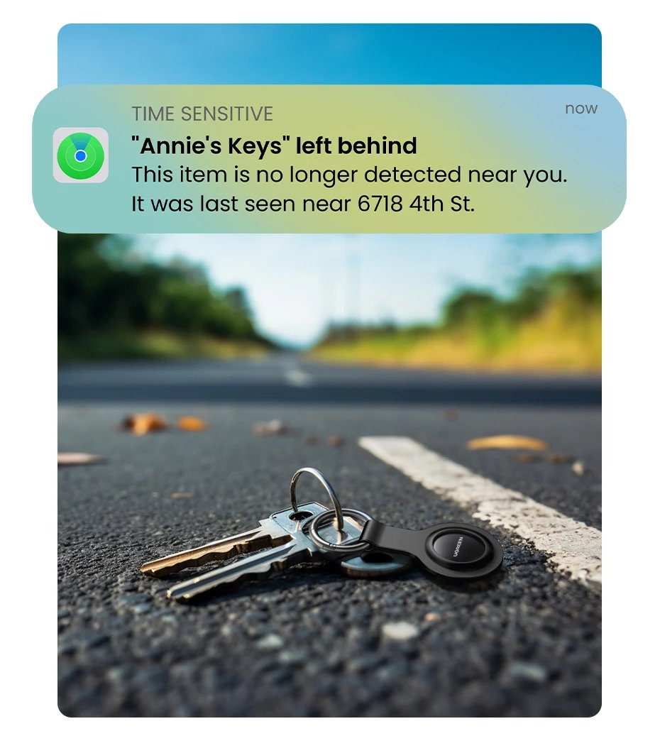 UGREEN Finder Security SmartTrack Link Smart Tag With Apple Find My Key Bluetooth GPS Tracker For Earbud Luggage MFi Finder IOS
