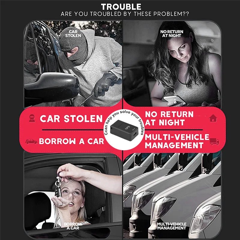 Magnetic GPS Tracker Device GSM Mini Real Time Anti-Theft Tracking Locator GPS Tracking Motorcycle Car Remote Control Monitor