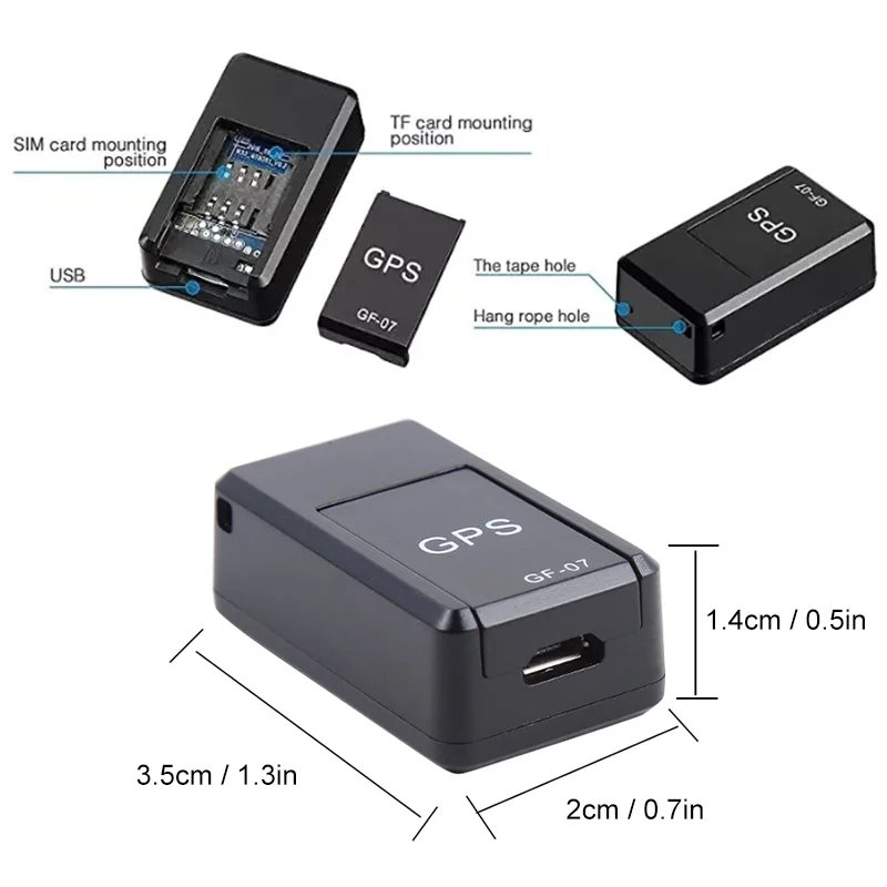 Magnetic GPS Tracker Device GSM Mini Real Time Anti-Theft Tracking Locator GPS Tracking Motorcycle Car Remote Control Monitor