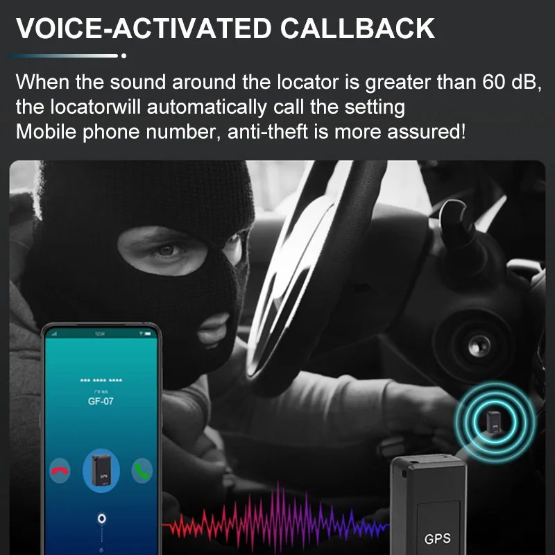 Magnetic GPS Tracker Device GSM Mini Real Time Anti-Theft Tracking Locator GPS Tracking Motorcycle Car Remote Control Monitor