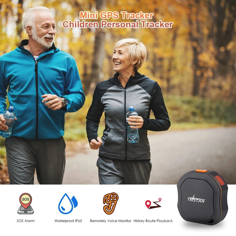 Mini GPS Tracker Personal Tracker Waterproof IP68 LK109 Long Time Standby Real-time Children GSM Free Web APP Tracking TK1000