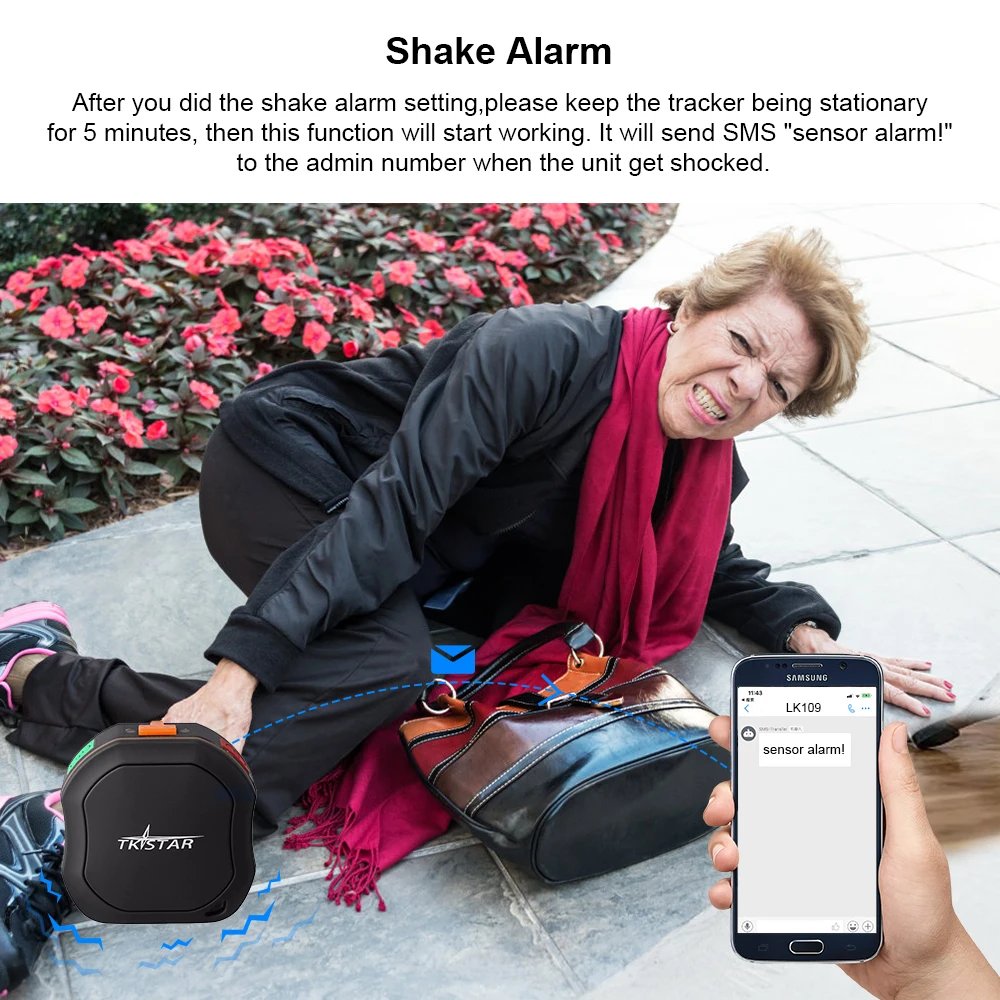 Mini GPS Tracker Personal Tracker Waterproof IP68 LK109 Long Time Standby Real-time Children GSM Free Web APP Tracking TK1000