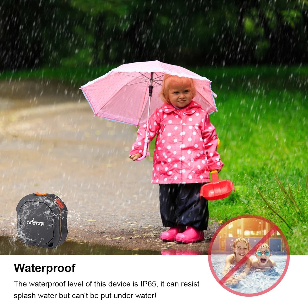 Mini GPS Tracker Personal Tracker Waterproof IP68 LK109 Long Time Standby Real-time Children GSM Free Web APP Tracking TK1000