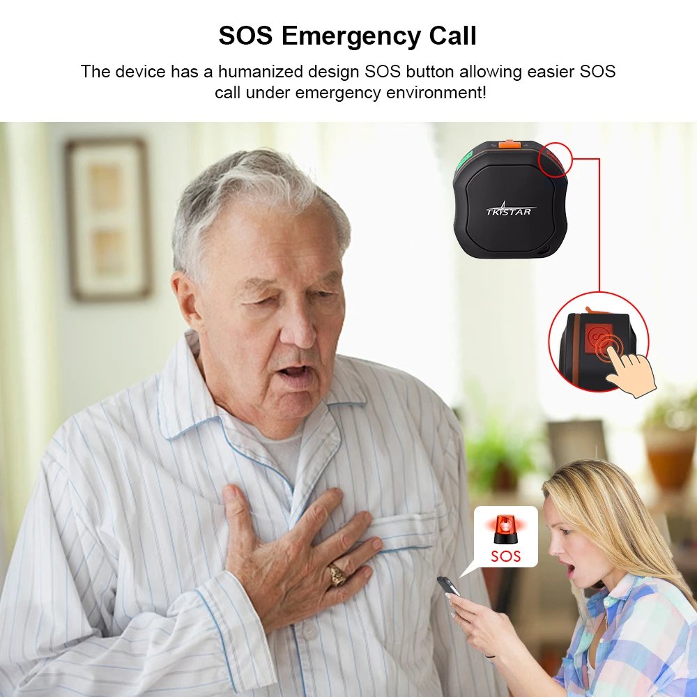 Mini GPS Tracker Personal Tracker Waterproof IP68 LK109 Long Time Standby Real-time Children GSM Free Web APP Tracking TK1000
