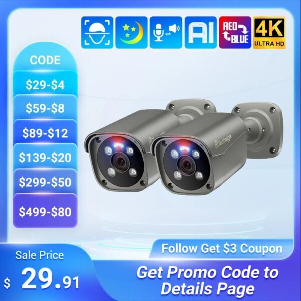 Audio Bullet IP Camera H.265