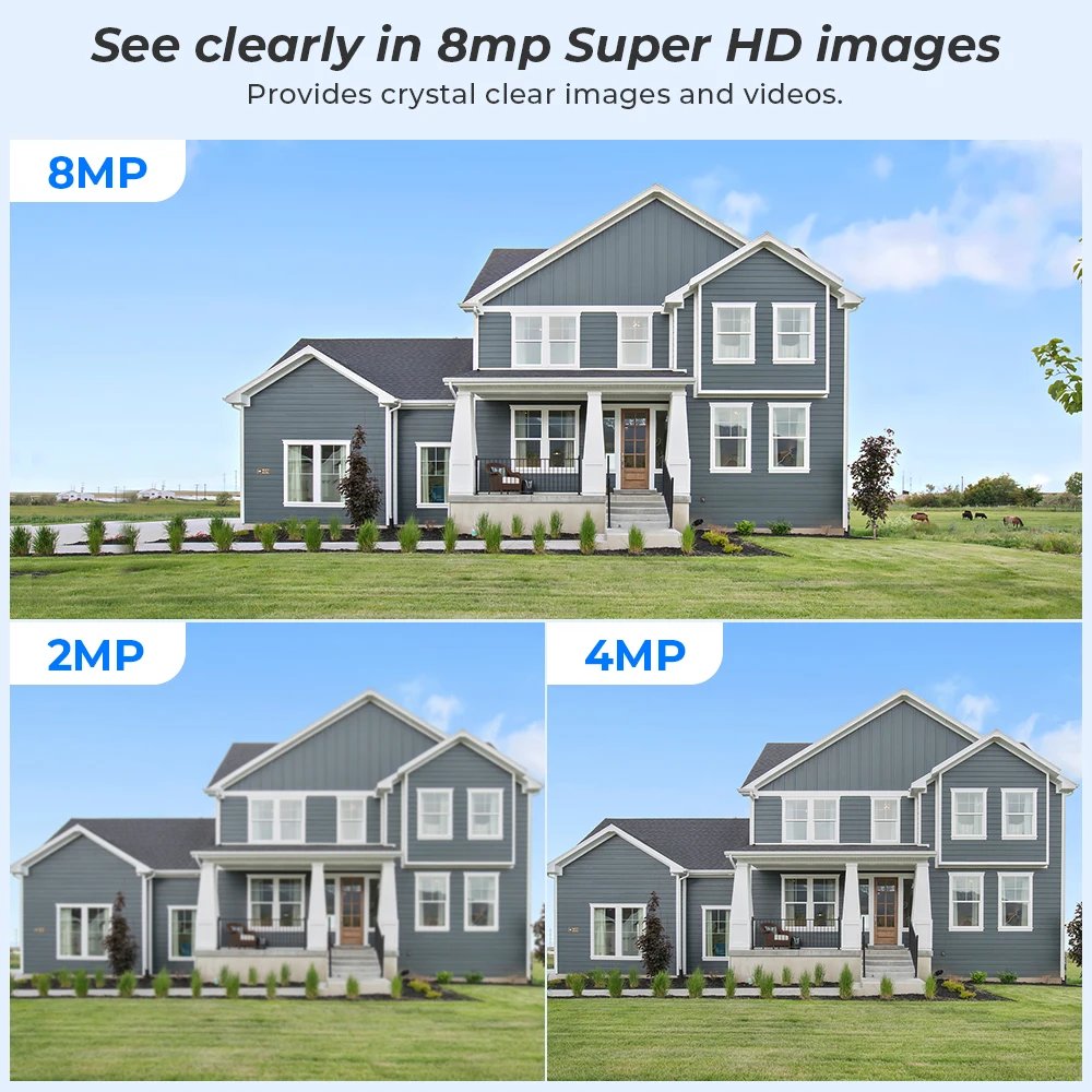 IP Camera Bullet - Auto Tracking H.265 Waterproof Outdoor Wifi 2MP CCTV 8IP