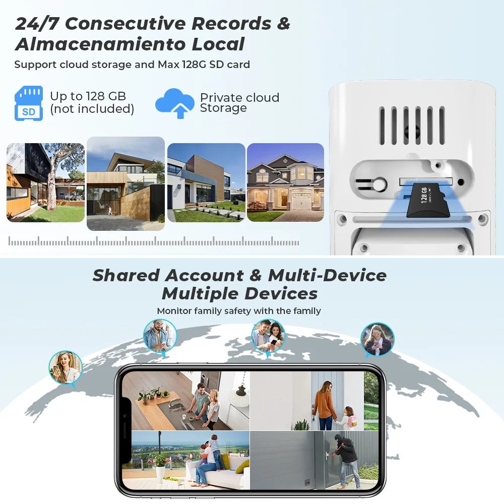 IP Camera Bullet - Auto Tracking H.265 Waterproof Outdoor Wifi 2MP CCTV 8IP