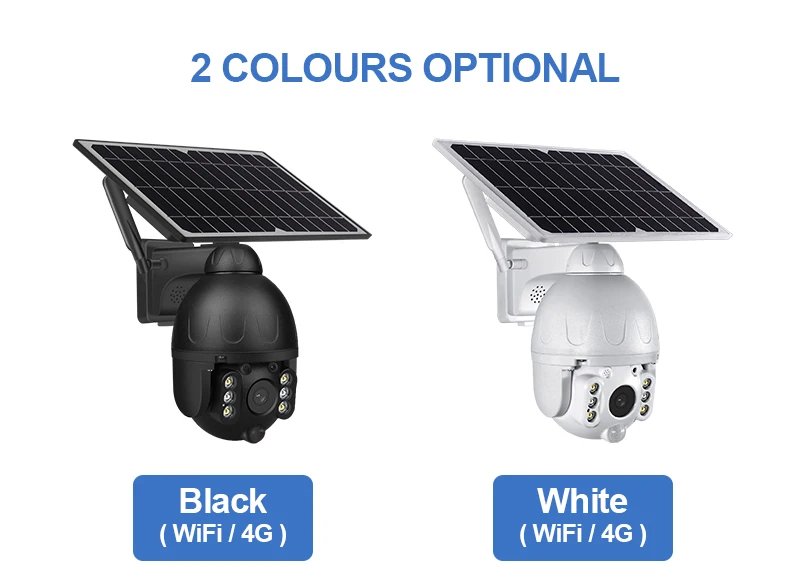 Solar Camera PTZ CCTV - Or Solar Panel Battery Security Smart Security Monitor Camera