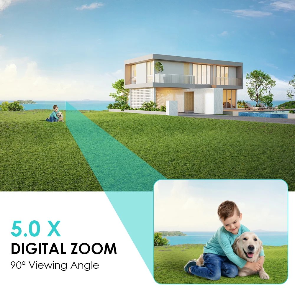 PTZ Camera AI Tracking - 3MP HD Security Camera 1080P 4K 8MP Wifi IP Camera 5MP H.265 Wireless Outdoor