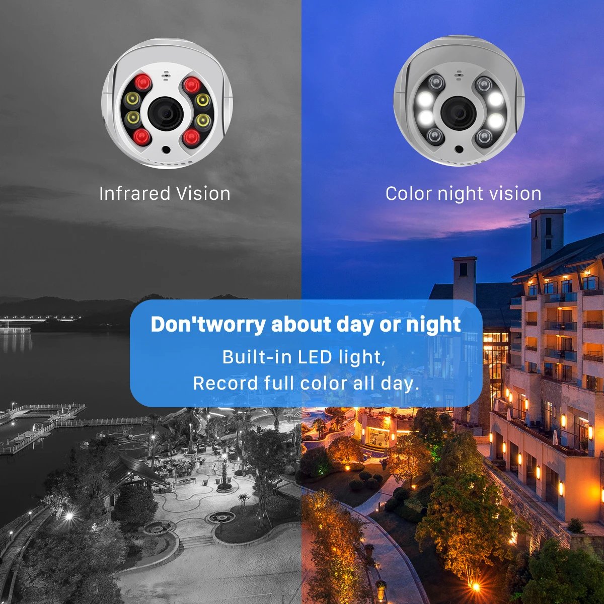 PTZ IP Camera AI Human Detection - Audio 1080P Wireless Security CCTV Camera P2P 5MP