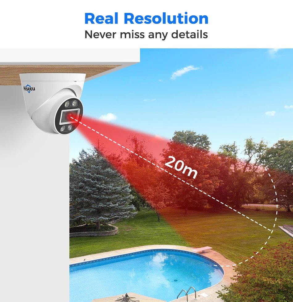 5MP 8MP 4K POE DOME CCTV IP Security Camera - ONVIF CCTV Video Surveillance Dome 5MP 8MP 4K