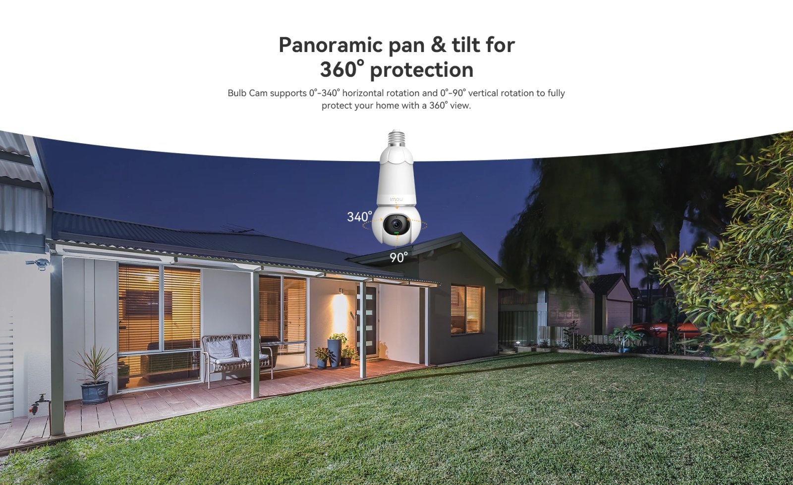 Bulb/lamp Cctv Camera - 3MP/5MP 3K QHD 2 in 1 Wi-fi Two-way Talk Security Surveillance
