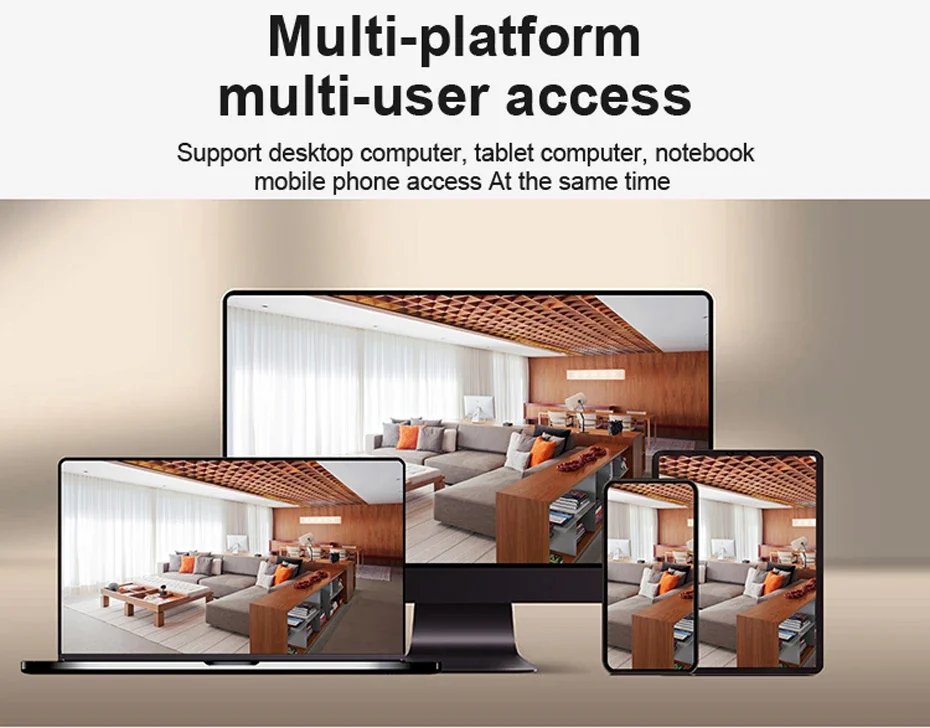 Bulb IP cctv camera - Surveillance Camera Automatic Human Tracking 4X Digital Zoom Full Color Night Vision Indoor Security Monitor