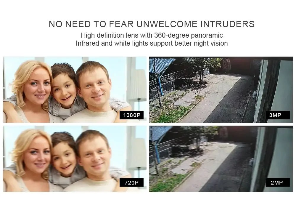 Bulb IP cctv camera - Surveillance Camera Automatic Human Tracking 4X Digital Zoom Full Color Night Vision Indoor Security Monitor