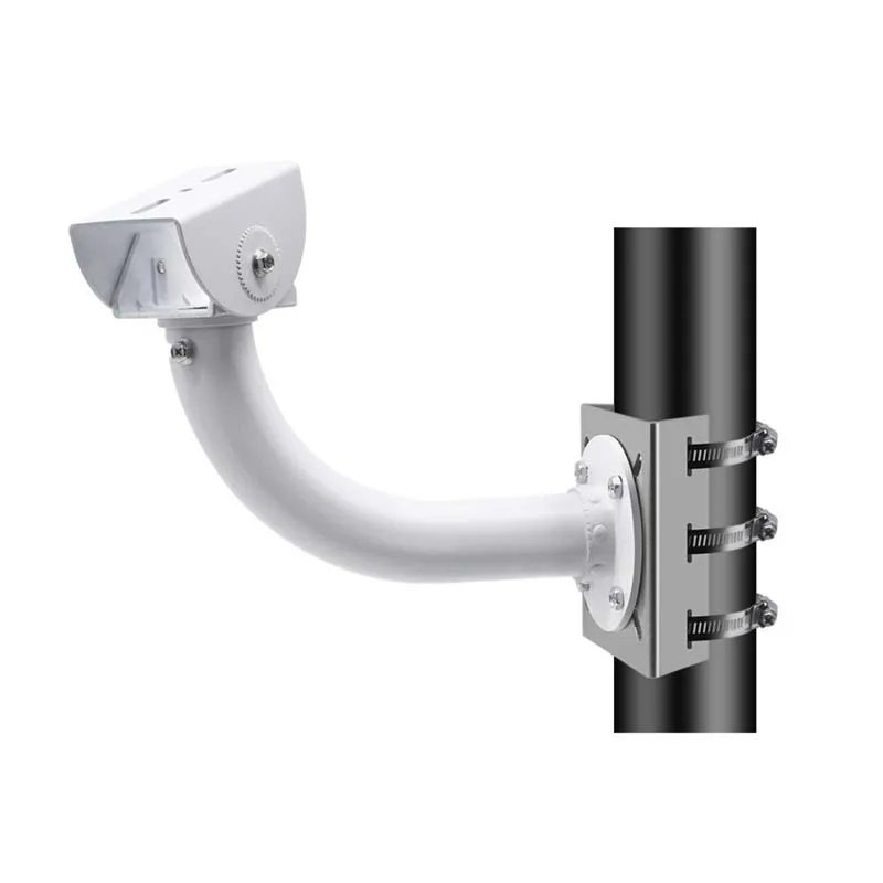 Stainless Steel Column Hoop - Video Surveillance Installation Plate Bracket Camera pole Mount Panel for Outdoor CCTV Accessories