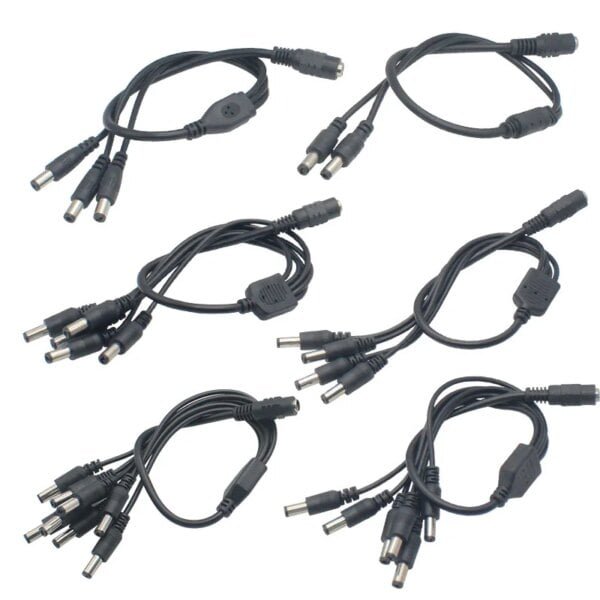 12V DC Power Splitter Plug 1 Female