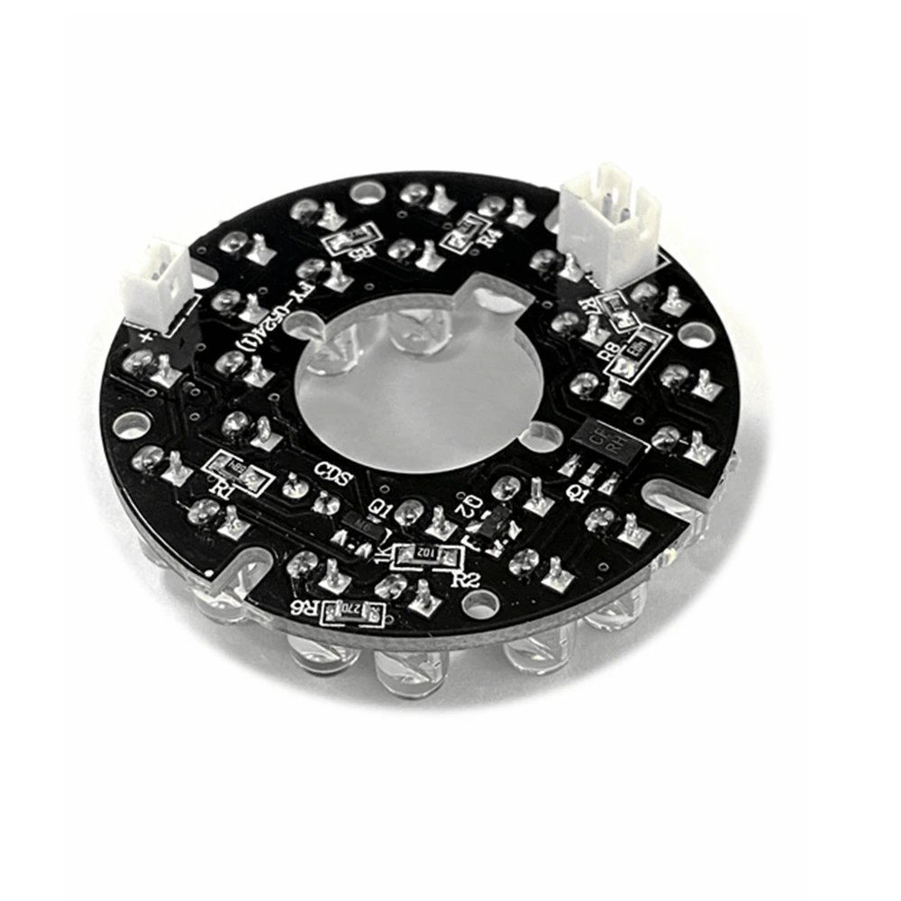 90 degrees CCTV Accessories infrared light - 24 Grain IR LED board for Surveillance cameras night vision diameter 44mm