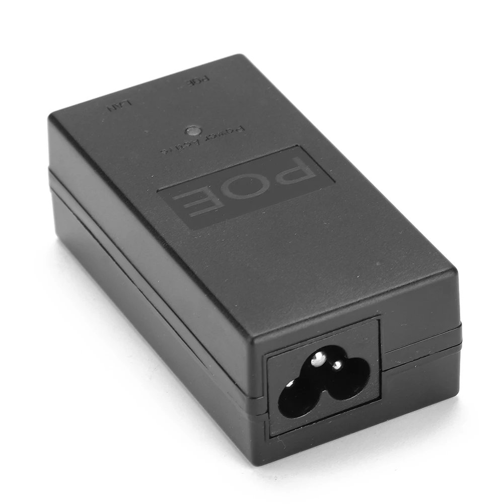POE Power Supply DC Adapter 24V - 0.5A 24W Desktop POE Power Injector Ethernet Adapter Surveillance CCTV AC/DC Adapter Accessories