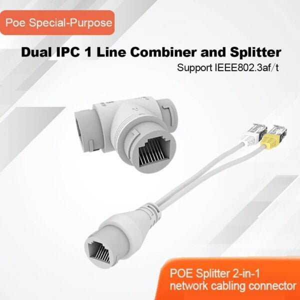 POE Splitter 2-in-1 network cabling