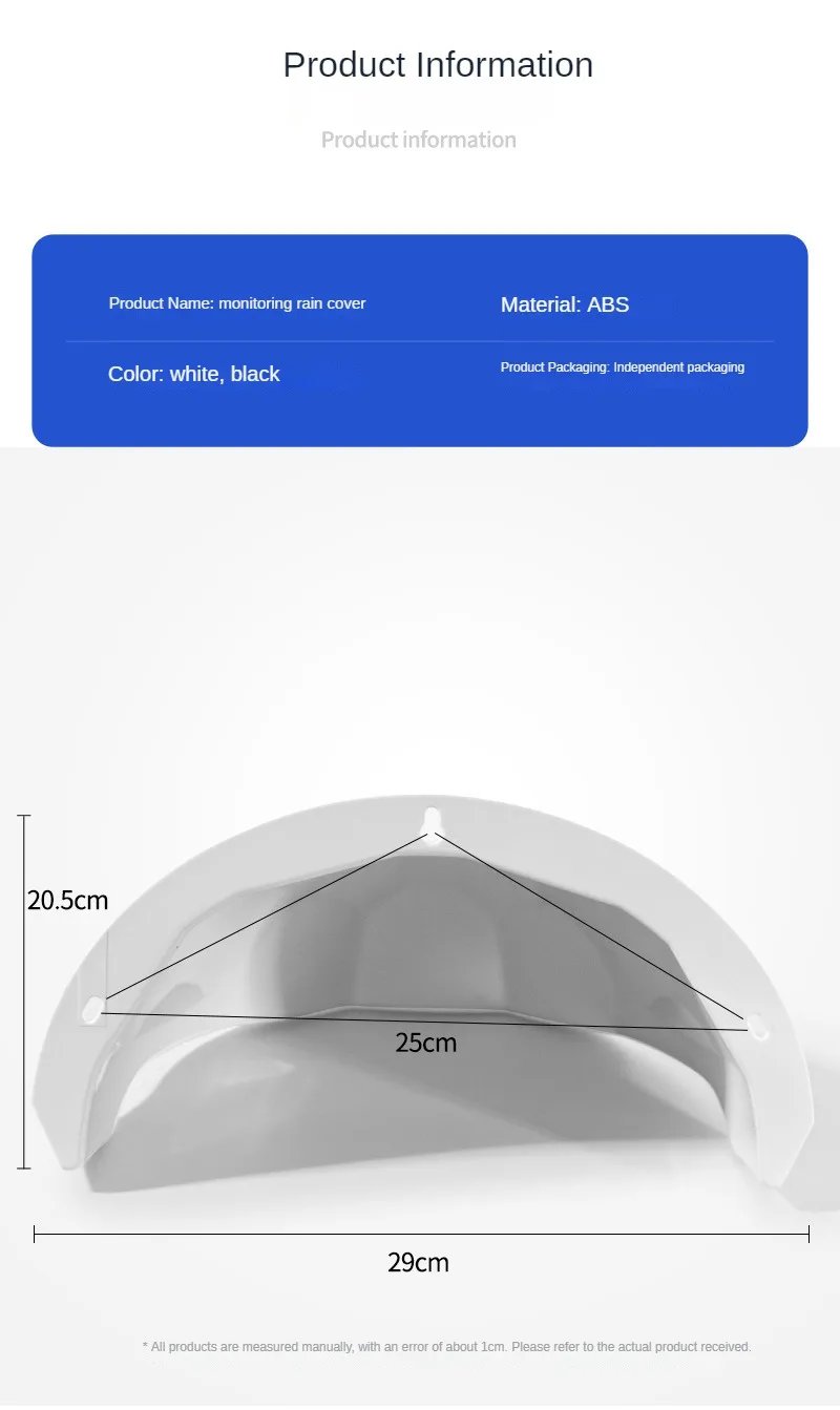 Protective Covers Shield Wall Waterproof - Rainproof Cover Dome Cameras Protection Box Security Camera Protection Case