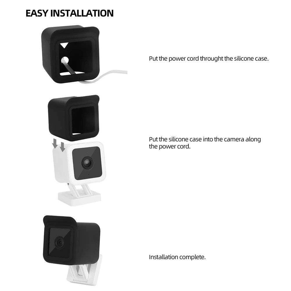Camera Waterproof Silicone Skin Cove - Security Camera Cover Video Surveillance Accessories