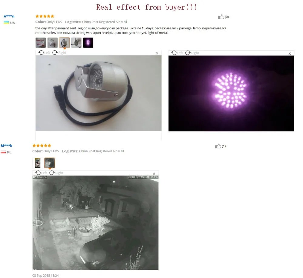 48IR Light LEDS IR Infrared Night Vision - Waterproof Metal CCTV Fill Light Vision For CCTV Surveillance camer